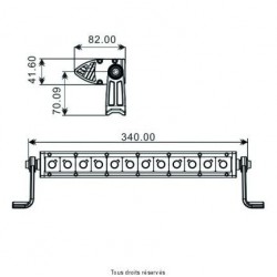 Projecteur Quad 12 LED 60W 3D 4200Lum, Cree Leds, CE Rohs
