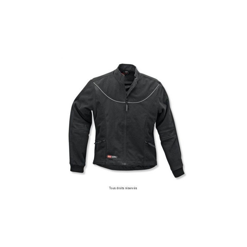 Veste Polaire Femme Protection Pluie/Vent/Froid 100% Polyester Noire