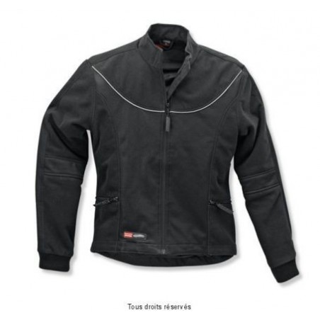 Veste Polaire Femme Protection Pluie/Vent/Froid 100% Polyester Noire