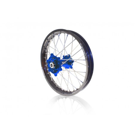 Roue arrière complète ART 19x2.15 jante noire/moyeu bleu Husqvarna FC/TC