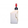 Bidon d'essence TUFF JUG 10L blanc translucide/bouchon rouge