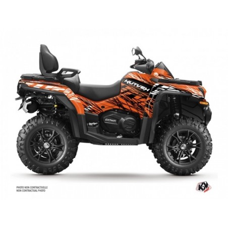 KIT DÉCO QUAD ERASER CF MOTO CFORCE 850 XC ORANGE NOIR