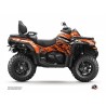 KIT DÉCO QUAD ERASER CF MOTO CFORCE 850 XC ORANGE NOIR