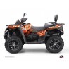 Kit Déco Quad Eraser CF MOTO CFORCE 800 S Orange Noir