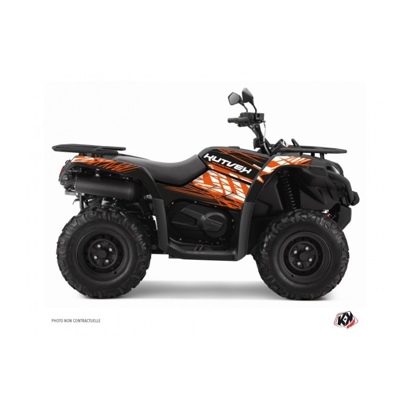 Kit Déco Quad Eraser CF MOTO CFORCE 520 S Orange Noir