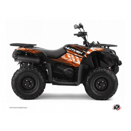Kit Déco Quad Eraser CF MOTO CFORCE 520 S Orange Noir
