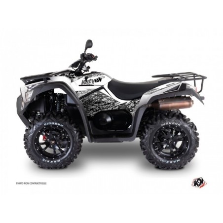 Kit Déco Quad Predator Kymco 700 MXU Blanc
