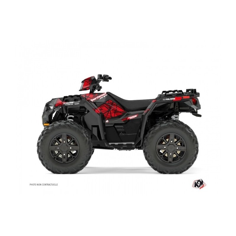 Kit Déco Quad Spin Polaris 1000 Sportsman XP Forest Noir Rouge