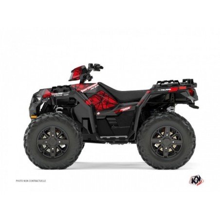 Kit Déco Quad Spin Polaris 1000 Sportsman XP Forest Noir Rouge