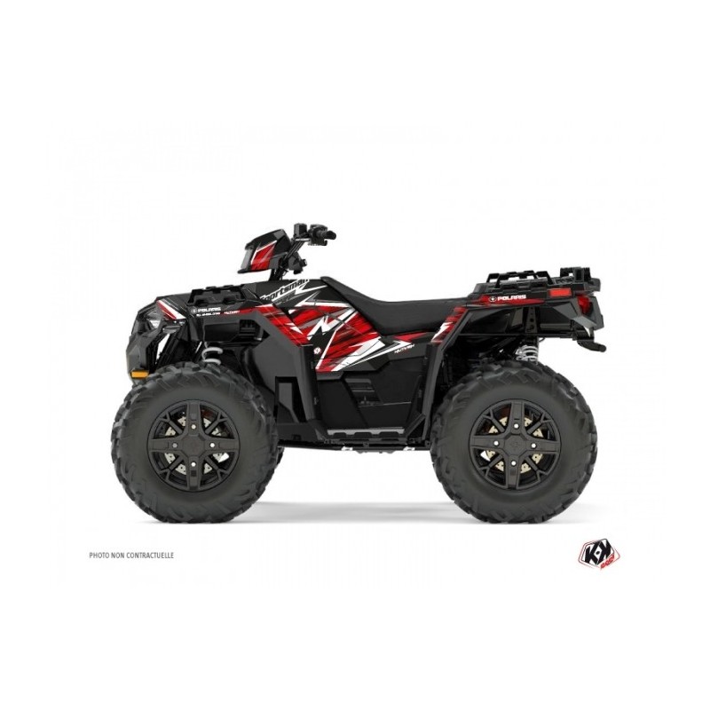 Kit Déco Quad Jungle Polaris 1000 Sportsman XP Forest Noir Rouge