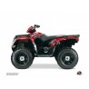Kit Déco Quad Rock Polaris 500 Sportsman Forest Rouge
