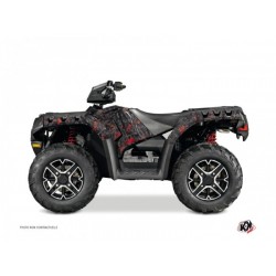 Kit Déco Quad Camo Polaris 500-800 Sportsman Forest Noir Rouge