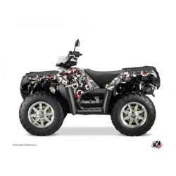 Kit Déco Quad Freegun Eyed Polaris 500-800 Sportsman Forest Gris Rouge