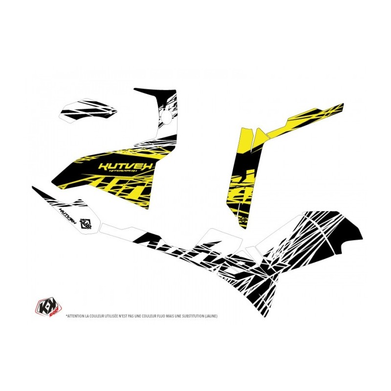 Kit Déco Quad Eraser Fluo Polaris 500-800 Sportsman Forest Jaune