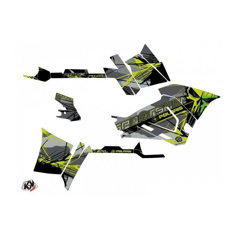 Kit Déco Quad Evil Polaris 570 Sportsman Forest Gris Vert