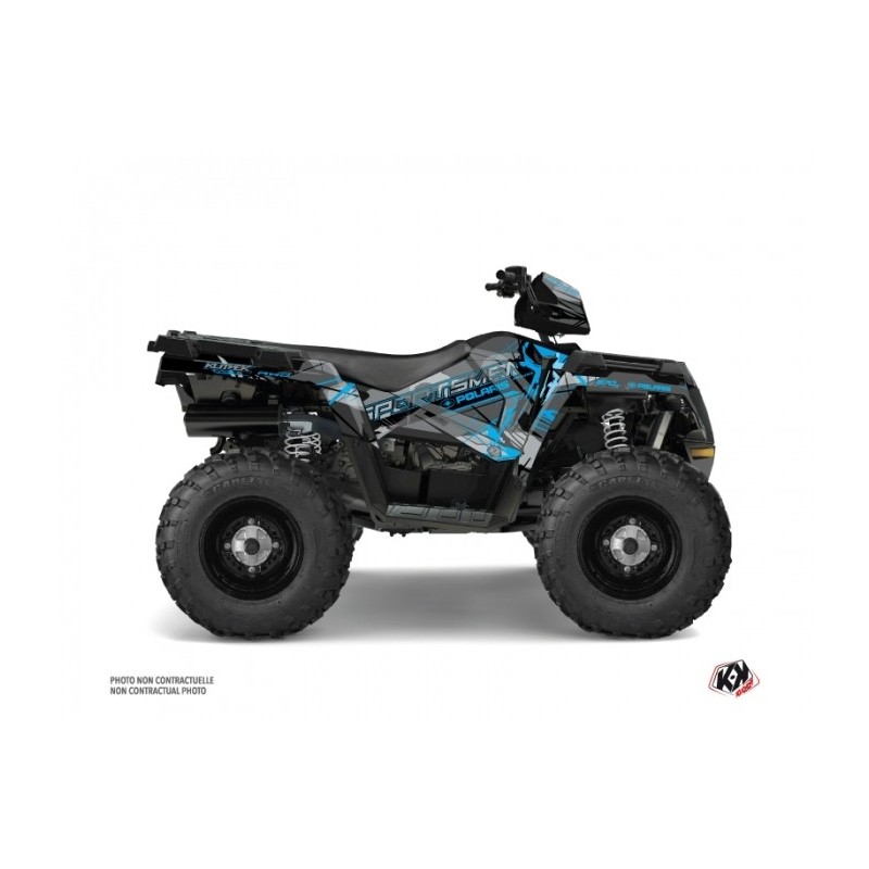 Kit Déco Quad Evil Polaris 570 Sportsman Forest Gris Bleu