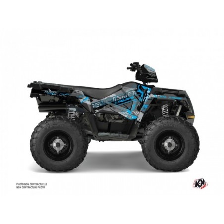 Kit Déco Quad Evil Polaris 570 Sportsman Forest Gris Bleu