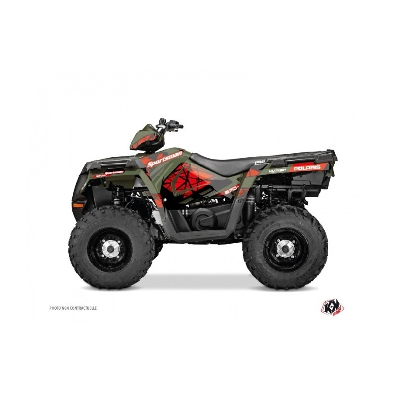 Kit Déco Quad Spin Polaris 570 Sportsman Forest Rouge