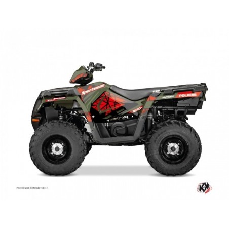 Kit Déco Quad Spin Polaris 570 Sportsman Forest Rouge