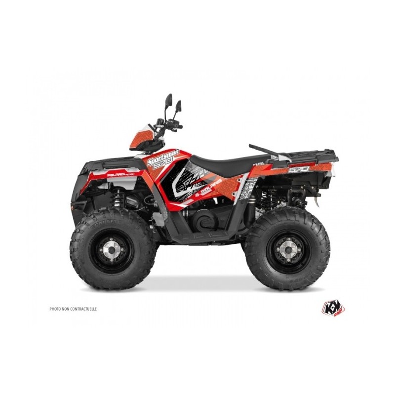 Kit Déco Quad Rock Polaris 570 Sportsman Forest Rouge