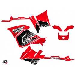 Kit Déco Quad Rock Polaris 570 Sportsman Forest Rouge