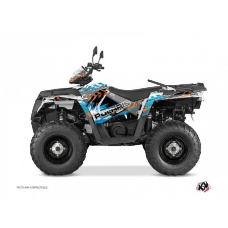 Kit Déco Quad Lifter Polaris 570 Sportsman Forest Orange Bleu
