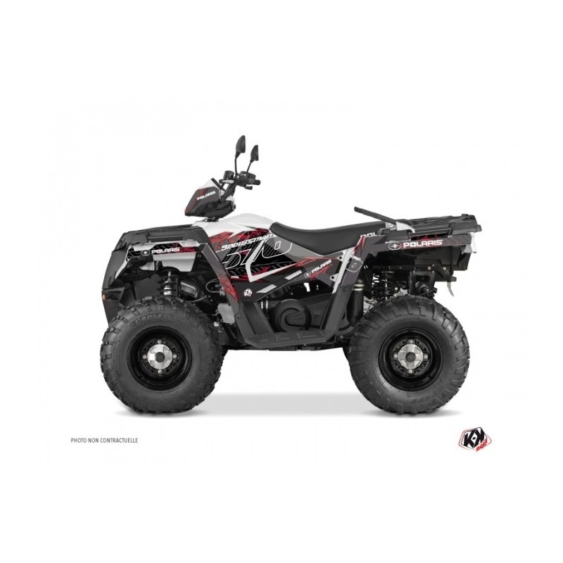 Kit Déco Quad Action Polaris 570 Sportsman Forest Rouge