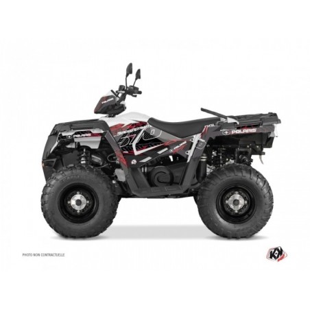 Kit Déco Quad Action Polaris 570 Sportsman Forest Rouge