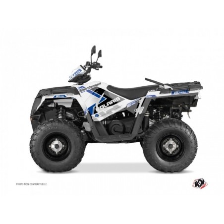 Kit Déco Quad Vintage Polaris 570 Sportsman Forest Bleu 60th Anniversary