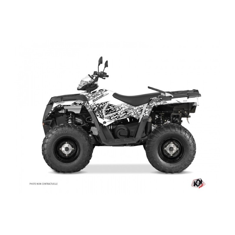 Kit Déco Quad Predator Polaris 570 Sportsman Forest Blanc