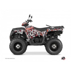 Kit Déco Quad Freegun Eyed Polaris 570 Sportsman Forest Rouge Gris