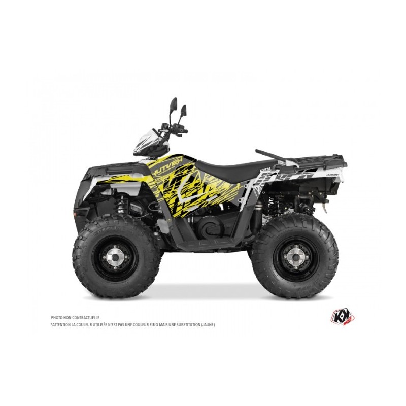 Kit Déco Quad Eraser Fluo Polaris 570 Sportsman Forest Jaune