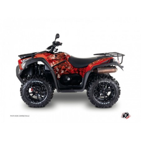Kit Déco Quad Camo Kymco 550 MXU Rouge