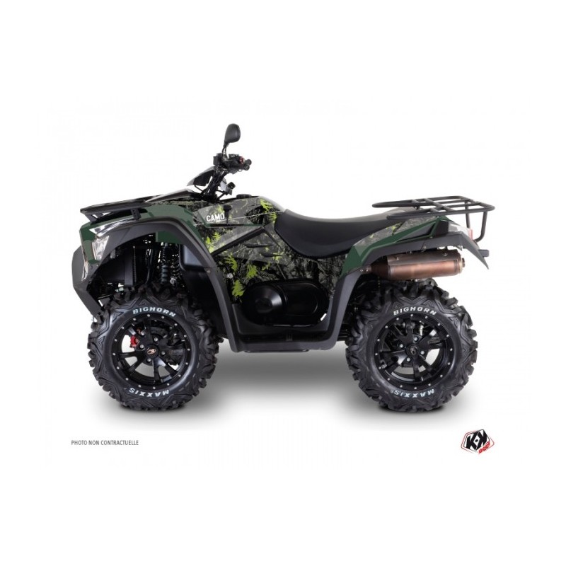 Kit Déco Quad Camo Kymco 550 MXU Noir Vert