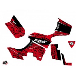 Kit Déco Quad Predator Kymco 550 MXU Rouge Noir