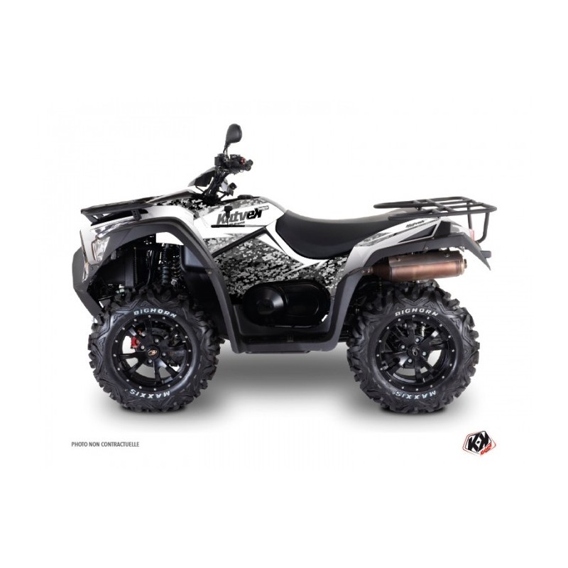 Kit Déco Quad Predator Kymco 550 MXU Blanc