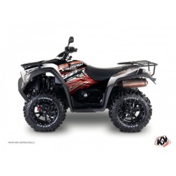 Kit Déco Quad Eraser Kymco 550 MXU Rouge Blanc