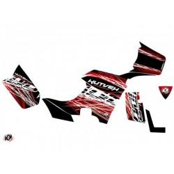 Kit Déco Quad Eraser Kymco 550 MXU Rouge Blanc