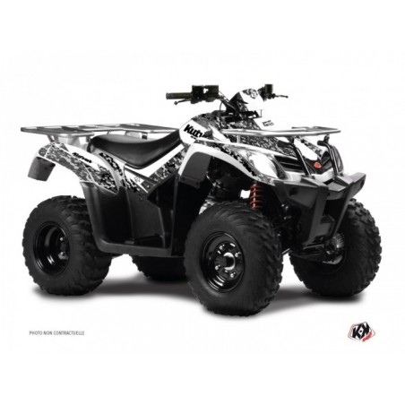 Kit Déco Quad Predator Kymco 400 MXU Blanc