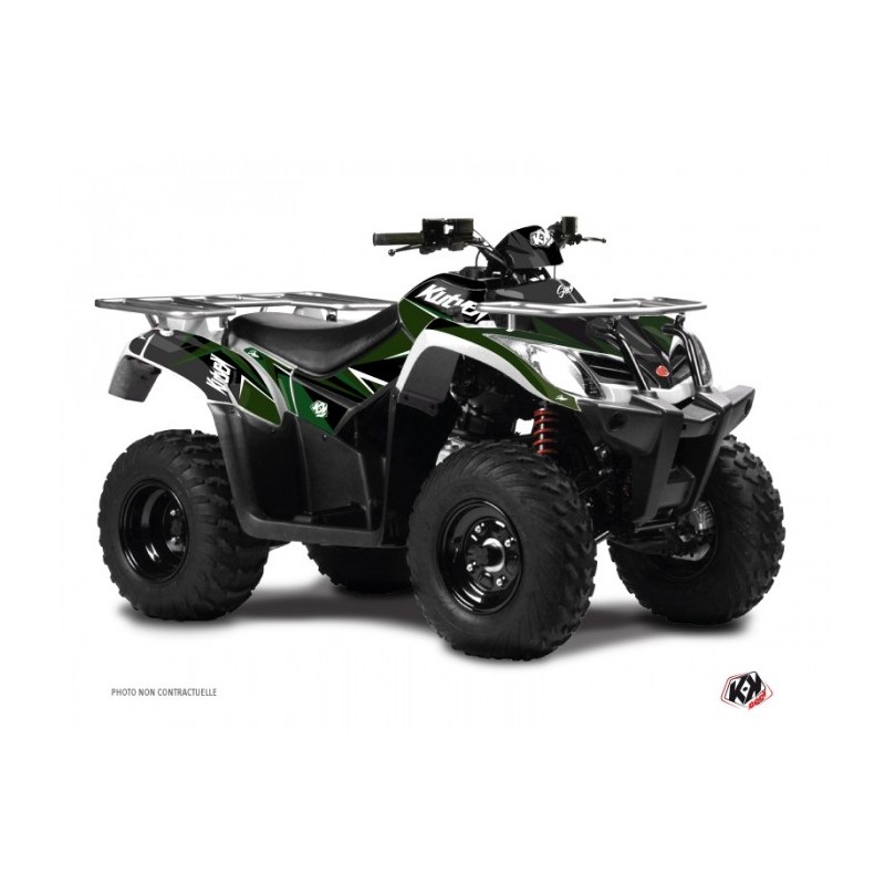 Kit Déco Quad Stage Kymco 400 MXU Noir Vert