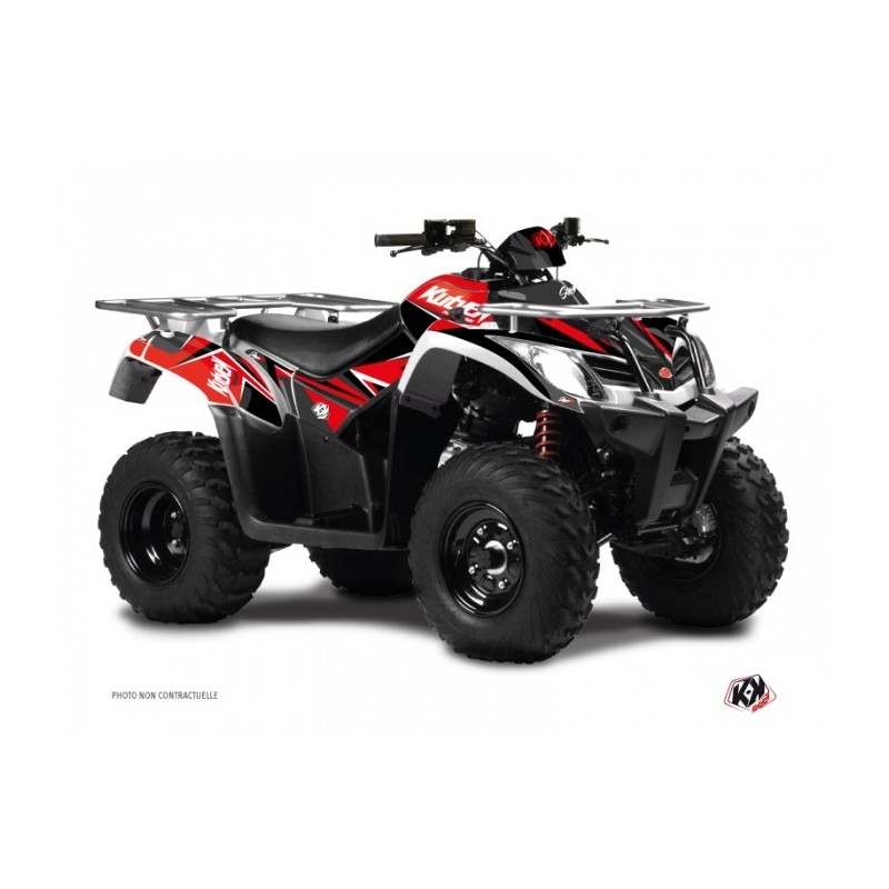 Kit Déco Quad Stage Kymco 400 MXU Rouge Noir