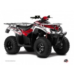 Kit Déco Quad Eraser Kymco 400 MXU Rouge Blanc
