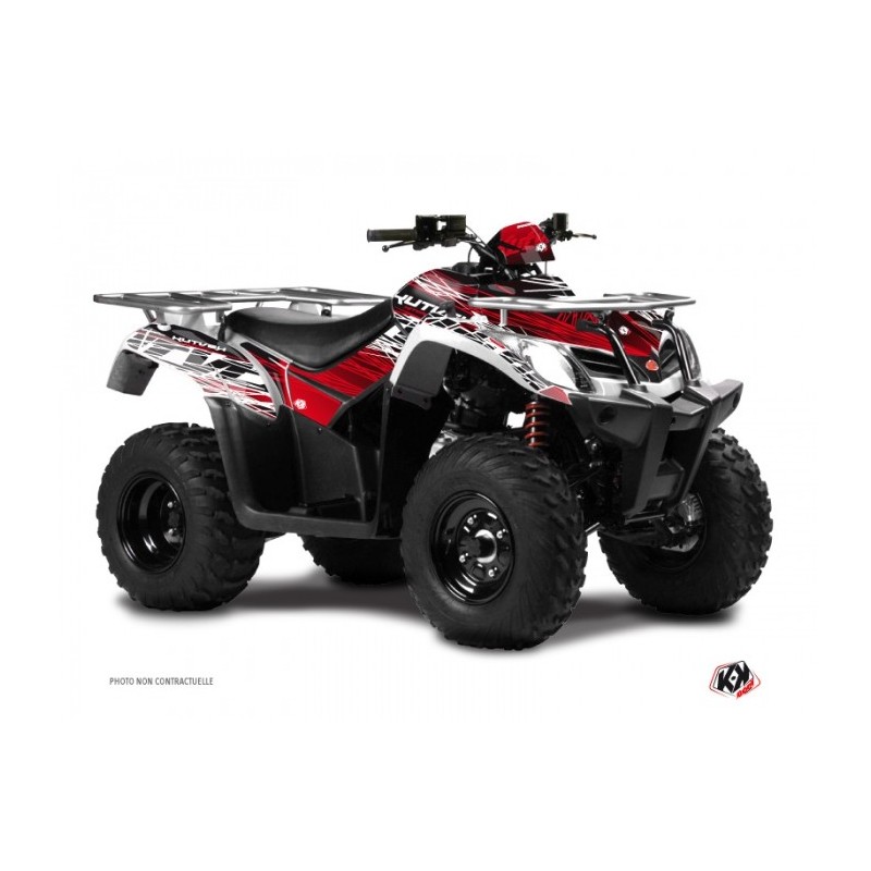 Kit Déco Quad Eraser Kymco 400 MXU Rouge Blanc