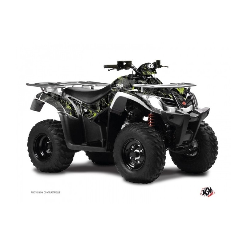 Kit Déco Quad Camo Kymco 300 MXU Noir Vert