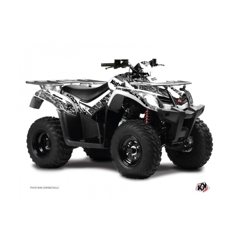 Kit Déco Quad Predator Kymco 300 MXU Blanc