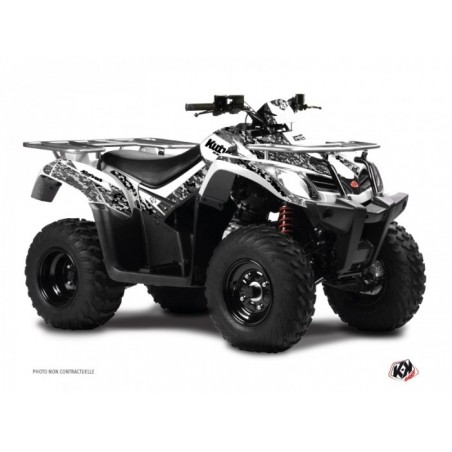 Kit Déco Quad Predator Kymco 300 MXU Blanc