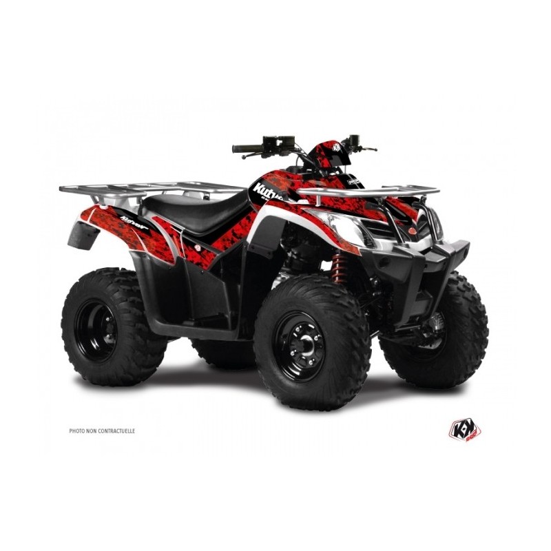 Kit Déco Quad Predator Kymco 300 MXU Rouge Noir