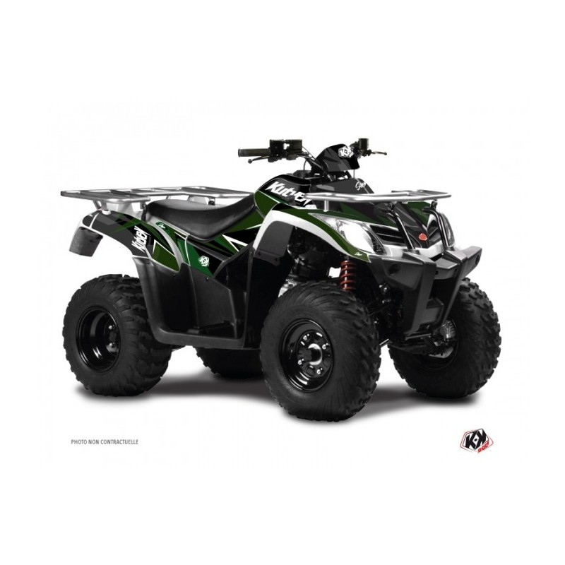 Kit Déco Quad Stage Kymco 300 MXU Noir Vert