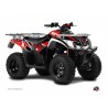 Kit Déco Quad Stage Kymco 300 MXU Rouge Noir