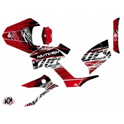 Kit Déco Quad Eraser Kymco 300 MXU Rouge Blanc